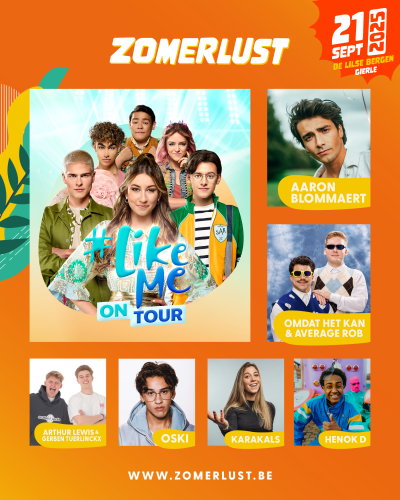 De line-up van Zomerlust 2025